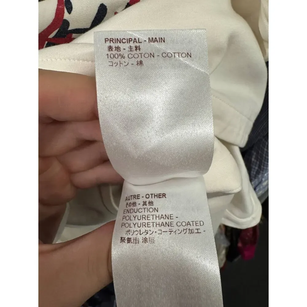 Louis Vuitton White Printed T-Shirt - Size L